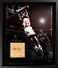 Michael Jordan Framed Autographed/Hand Signed Chicago Bulls Game-Used Floor Piece (Two-Handed Jam) L