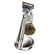 The Art of Shaving Fusion Chrome Collection Shaving Set w/ Power Razor - 3 piece