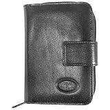 Robe di Firenze Black Leather Ladies' ID Wallet