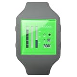 Nooka Unisex ZUB-ZENV-CG-20 Zub ZenV Green Dial Charcoal Polyurethane Watch by NOOKA