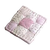 Review REX  / Shaker style Floor or Seat Cushions in Pink Check