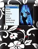 Hibiscus Design Apple iPod nano 3G (3rd Generation) 4GB/ 8GB Hard Case iJacket - Shock Absorbent Hard Protective Faceplate Cover + FREE Belt Clip Holster + FREE Lanyard + FREE Screen Protector