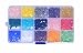 LK-Crafts Wholesale Lot 1500pcs Bicone (Similar Cut #5328/5301) 4mm Crystal Beads 15 Colors with Storage Box. #1