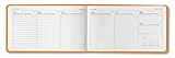 Image de Ladytimer TO GO Deluxe Amber 2016 - Taschenplaner / Taschenkalender quer (15,3 x 8,7) - Tucson Einband - Motivprägung Floral - Weekly - 128 Seiten