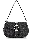 Christian Dior Logo Black Diorissimo Messenger Handbag