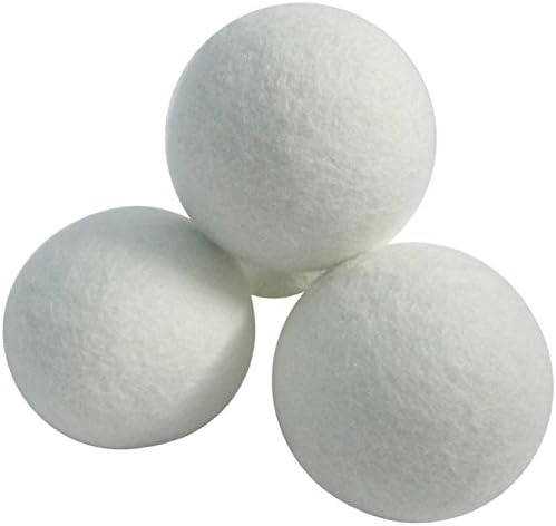 3-Pack Premium Wool Dryer Balls Nature's Gift From Himalaya & Hand-made Package in Nepal 100% Pure Premium Wool & All-natural Eco-friendly Fabric Softener & Nature's Solution to Soft Laundry -- The Naturalism