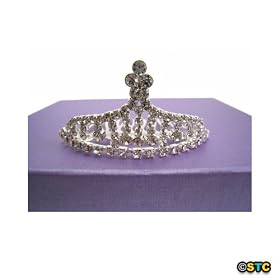 41bg2gvsQ0L. SL500 AA280  Dazzling Rhinestone Tiara Comb (C) ~ Elegant Rhinestone Jewelry & Accessories