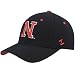 Zephyr Nebraska Cornhuskers Black Fitted Hat W/Red 