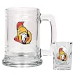 Ottawa Senators NHL Boilermaker Set - Primary Logo Ottawa Senators NHL Boilermaker Set - Primary Logo