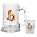 Ottawa Senators NHL Boilermaker Set - Primary Logo by Great American Products