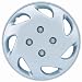 Automotive : Drive Accessories KT848-13S/L 13" Silver and Lacquer ABS Plastic Wheel Cover Replica Hubcaps - Pack of 4