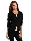 Sofie Women's Classic 100% Cashmere Cardigan, Black, Small