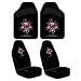 Ed Hardy Love Kills Front Floor Mats and Front Seat Cover Sets
