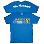 Arrested Development TV Show Series - Mr. Manager Adult Royal T-shirt Tee Shirt
