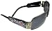 Tattoo Butterfly Skull Aviator Sunglasses Silver Frames