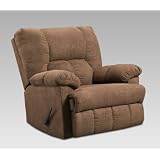Aruba Chocolate Rocker Recliner, Made In USA