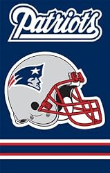 New England Patriots Applique Embroidered Banner Flag 44"x28" NFL Football Fan Shop Sports Team Merchandise