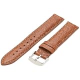 Hadley-Roma Mens MS2010RB-180 18-mm Tan Genuin