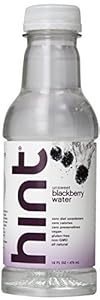 Hint Premium Blackberry Essence Water, 16 Ounce Bottles (Pack of 12)