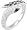 Uncommon Black Spinel & 1/10 ct tw Diamond Snake Ring skillfully set in Sterling Silver(4.5)