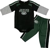 New York Jets Newborn Long Sleeve Creeper and Pants Set