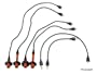 Porsche 914 912 VW Bosch Ignition Wire Set Spark Plug Wire New