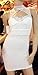 Qiyun Cheongsam Style Lace Halter Backless Bodycon Prom Cocktail Mini Dress