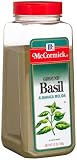 McCormick Basil, Ground, 12-Ounce Plastic Bottle (Pack of 2)