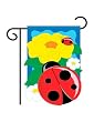 Ladybug Garden Flag Indoor/outdoor 13.5" X 18"