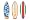Surfboards Wallies Wallpaper Cutouts