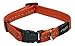 Rogz Utility Small 3/8-Inch Reflective Nitelife Dog Collar, Orange