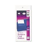 The Price Pros提供 Stationery&Grocery Online Shop Ranking 47. Avery Self-Adhesive Top-Load Business Card Holders, 3.5 x 2 Inches, Clear, 10 per Pack (73720)