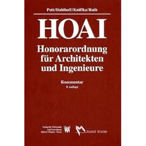 HOAI - Honorarordnung für Architekten und Ingenieure - Kommentar