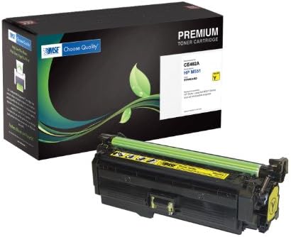 Premium Laser Printer Toner Cartridge for HP CE402A 507A Yellow Quality Guaranteed - Compatible with HP All-in-One Printers Color LaserJet Enterprise 500 M570dn, Color LaserJet Enterprise 500 M575dn, Color LaserJet Enterprise 500 M575f, Color LaserJet Enterprise Flow M575c MFP HP Laser Printers LaserJet Enterprise 500 M551dn, LaserJet Enterprise 500 M551n, LaserJet Enterprise 500 M551xh