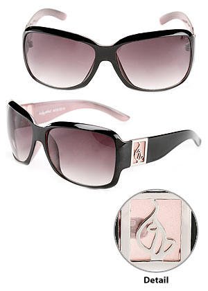 Click here to buy Baby Phat 2019 Black Plastic Sunglasses: 100% Authentic by BaPhat.