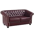 Traditional Sofa - Oxblood
