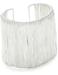 RAIN Silver-Tone Wire Cuff Bracelet