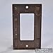 Leviton 1-Gang Decora/GFCI Device Decora Wallplate, Standard Size, Thermoset, Device Mount, 80401, Brown