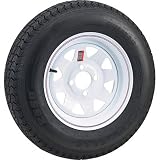 Kenda High Speed Spoked Rim Design Trailer Tire Assembly - 480-12, 5-Hole, Model# DM412C-5C-I