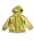 Wild Mango - Toddler Girls Corduroy Twill Hooded Jacket, Acid Kiwi