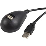 StarTech 5ft Desktop USB Extension Cable - A Male to A Female (USBEXTAA5DSK)