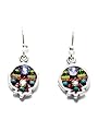 Crystals Pomegranate Earrings - by Maya Rayten