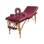 OneTouch Massage Deluxe Series Portable Massage Table - Plum 4F