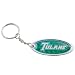 Tulane Green Wave Green Holographic Domed Keychain