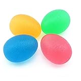 SelfTek Hand Exercise Ball Finger Wrist Arthritis Rehabilitation Egg Shape Random Color