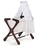 Cariboo Bassinet Veil and Arm in Mahogany
