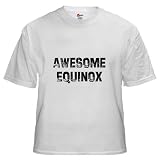 Awesome Equinox Cool White T-Shirt by CafePress