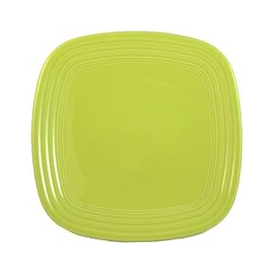 Fiesta 10-3/4-Inch Square Dinner Plate, Lemongrass