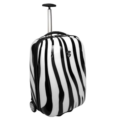 Heys Luggage Xcase Exotic Hard-Sided Bag, Zebra, One Size Heys Luggage Xcase Exotic Hard-Sided Bag, Zebra, One Size
