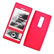 HTC Touch Pro CDMA Raphael XV6850 Verizon Silicone Protector Soft Rubber Skin Case Red